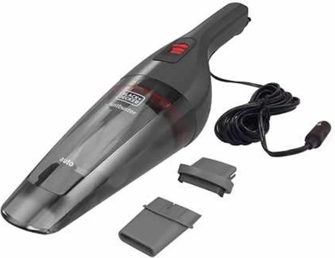 BLACK+DECKER NVB12AVA-XJ Autostofzuiger - Grijs/Rood