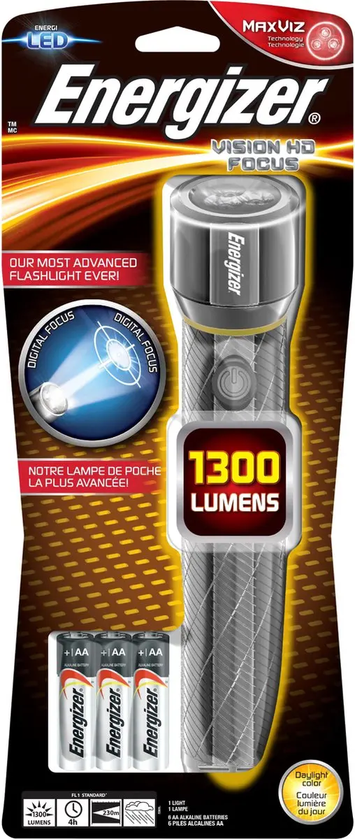 Energizer Vision HD E300690600 Zaklamp