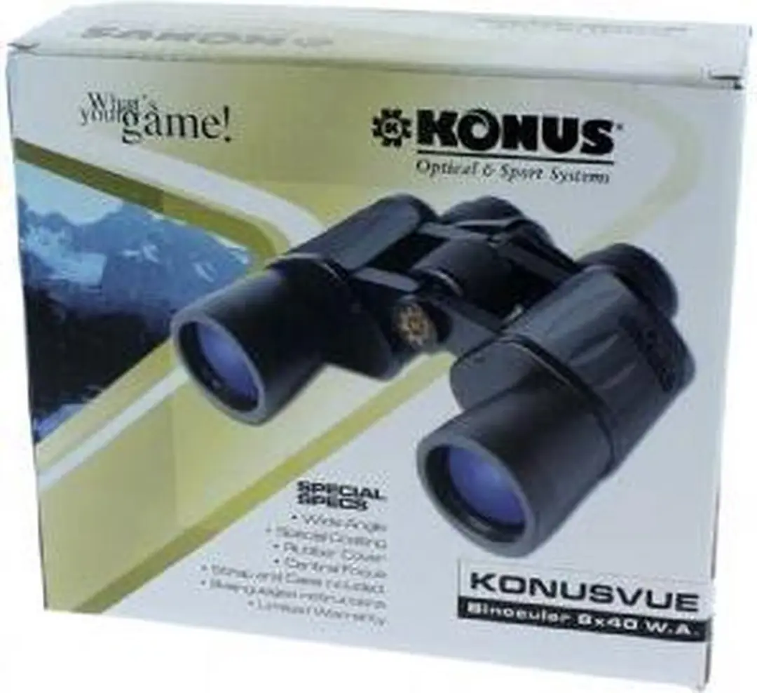 Konus Konusvue 8x40 WA Verrekijker - Zwart - afbeelding 5 van 6
