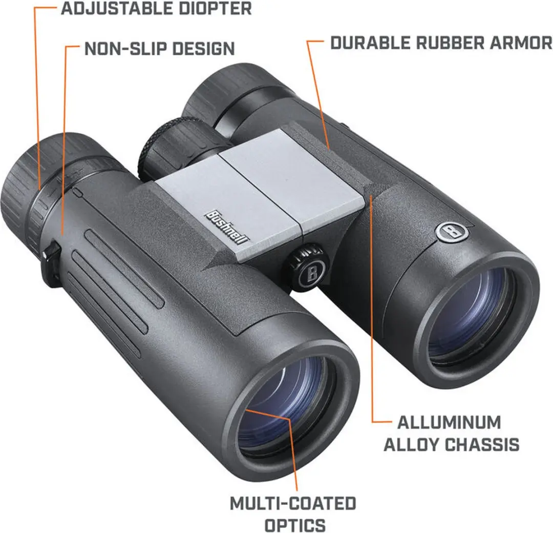 Bushnell PowerView V2 FLPWV842 Verrekijker - Zwart - afbeelding 4 van 5