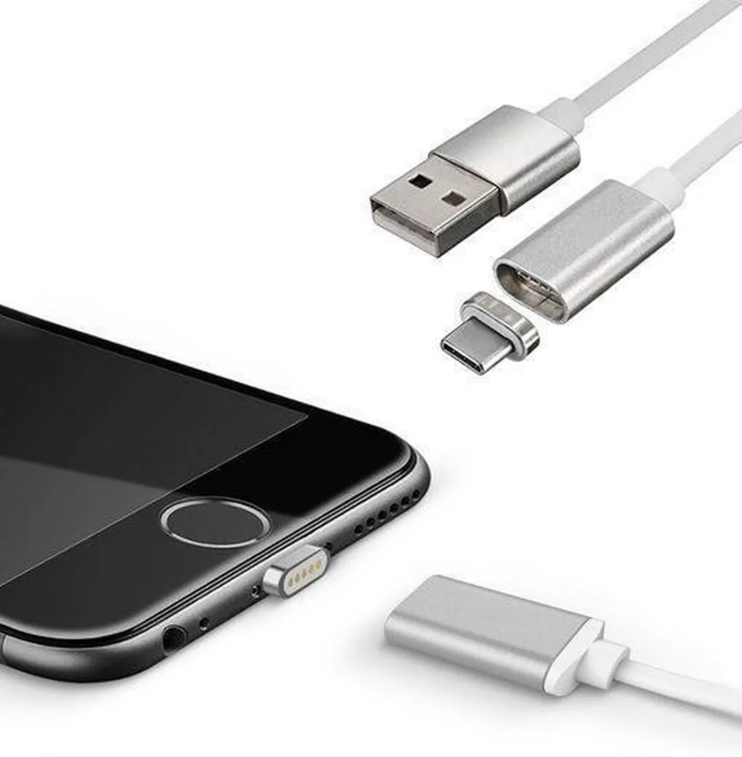 Gembird Magnetische 3-in-1 USB Oplaadkabel - 3 Stuks Wit