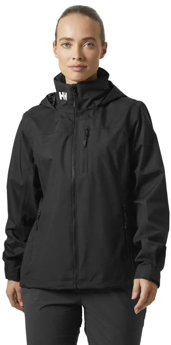 Helly Hansen Crew Hooded 2.0 Jas Zwart L Vrouw