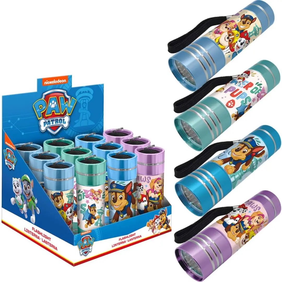 Aluminium LED Zaklamp Paw Patrol
