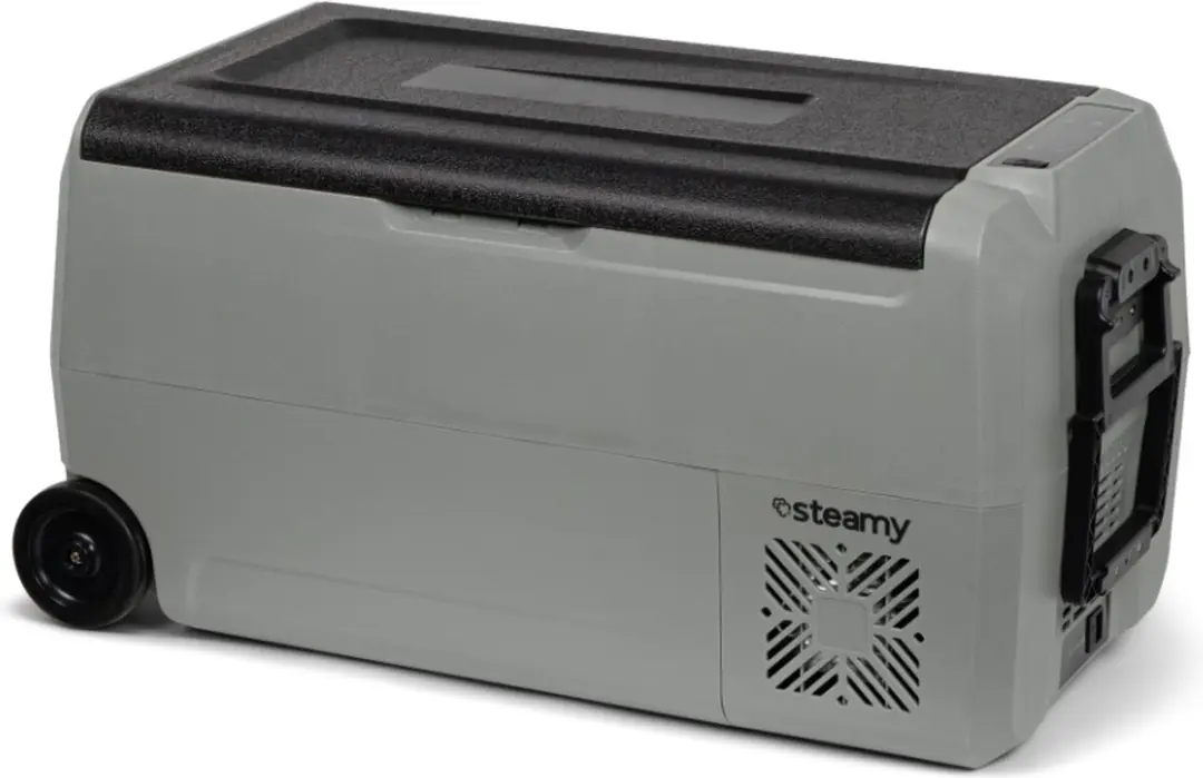 Steamy-E Dual Zone Roller Elektrische Compressor Koelbox Op Wielen