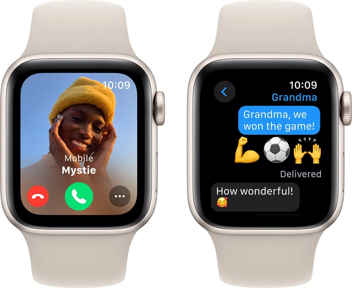 Apple Watch SE 2023 40mm Starlight Aluminium - S/M