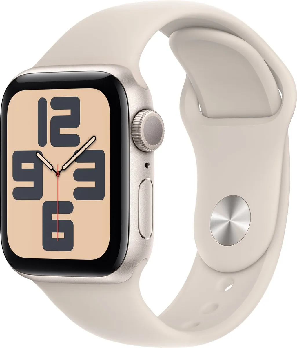 Apple Watch SE 2023 40mm Starlight Aluminium - S/M