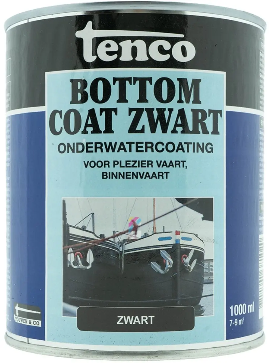 Tenco Bottomcoat 1 l onderwatercoating - Zwart - afbeelding 4 van 6