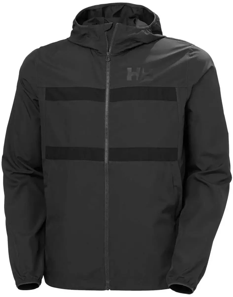 Helly Hansen Salt Striped Windjack - Zwart - M - afbeelding 4 van 4