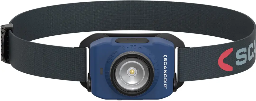 Scangrip ZOOM Hoofdlamp 03.5627 - 220 lumen - Blauw - afbeelding 2 van 6