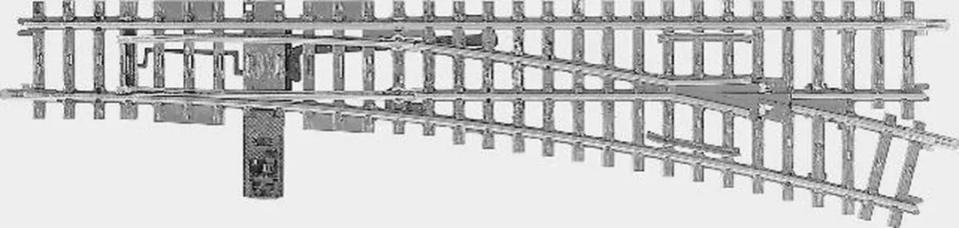 Märklin H0 K-rails Wissel Rechts 225mm 22716