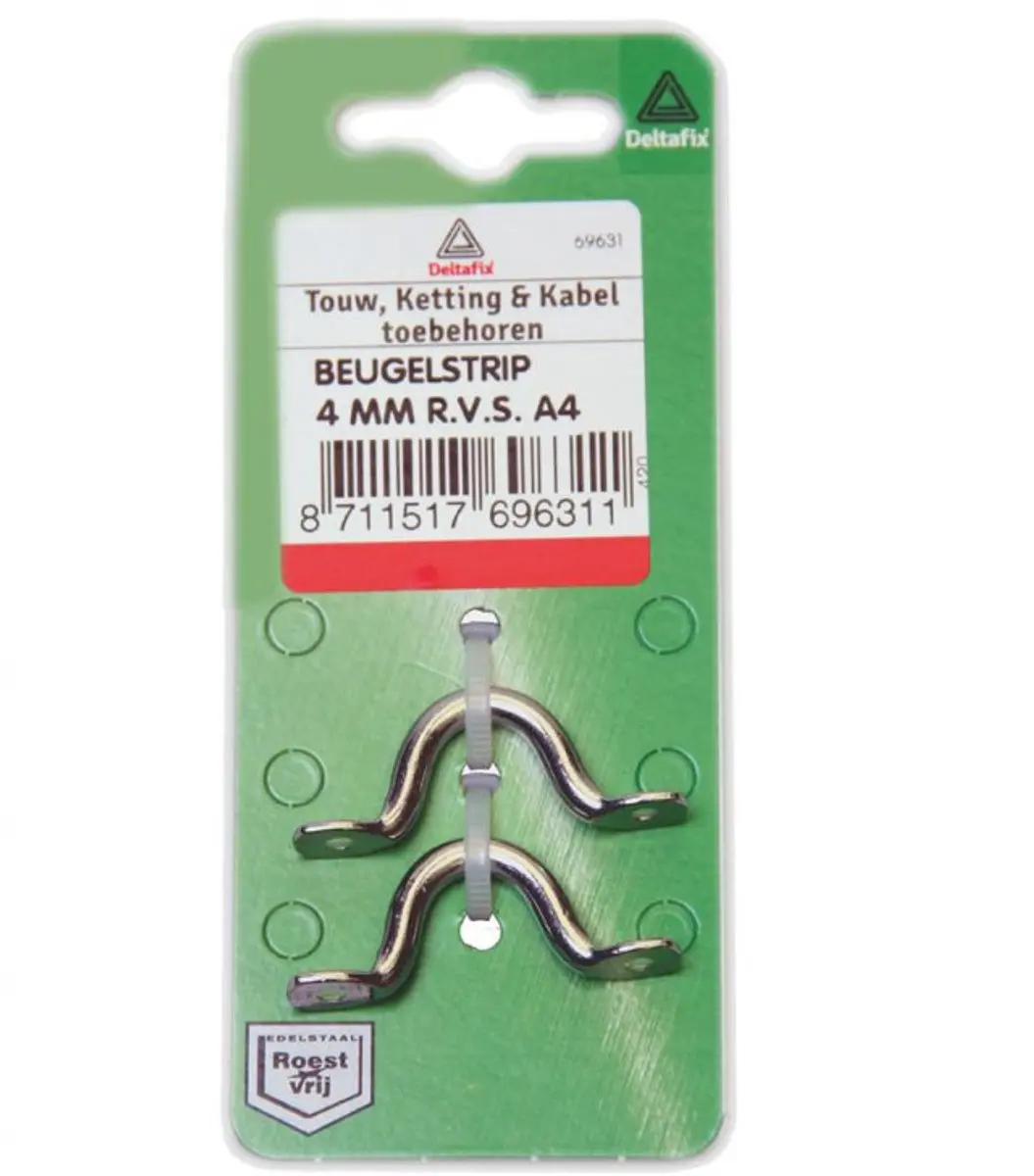 Deltafix Beugelstrip RVS 5mm