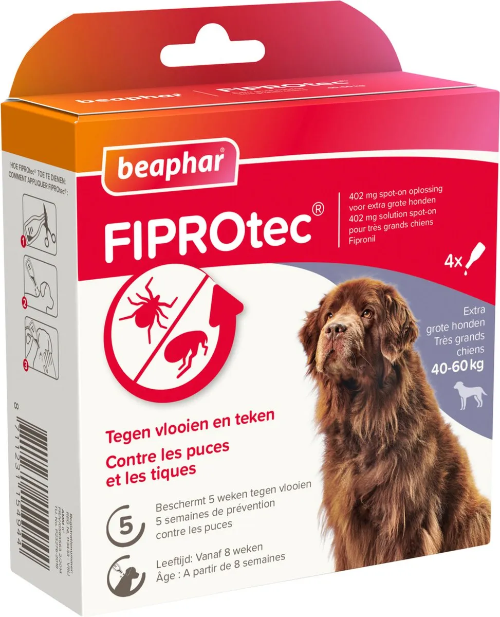 Beaphar Fiprotec Dog Pip XL