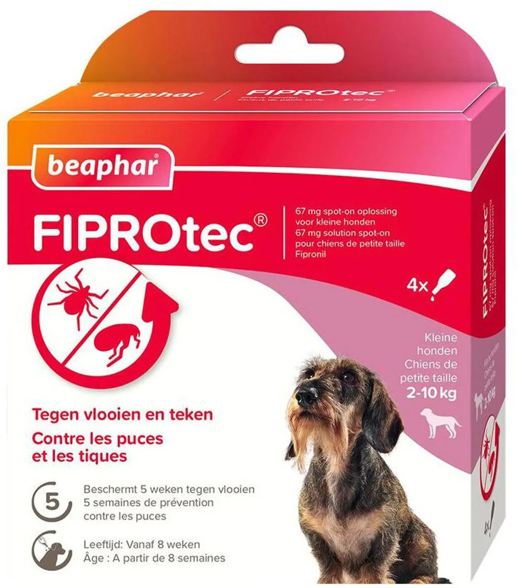 Beaphar Fiprotec Dog Pip XL - Anti Vlooien & Teken 40-60kg