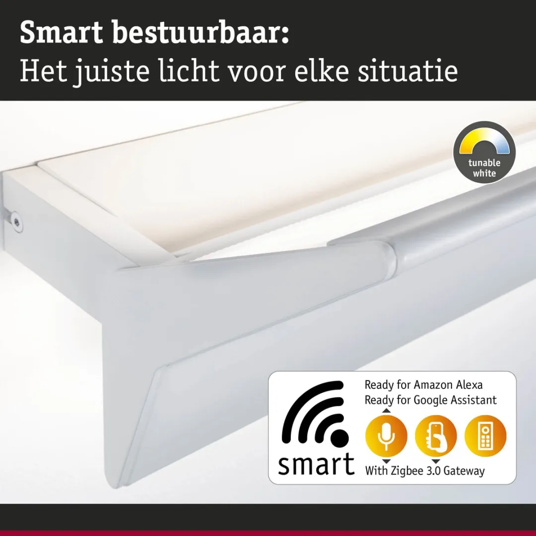 LED-wandlamp Smart Home Zigbee 3.0 Stine Tunable White 970lm 230V 13W dimbaar Wit mat