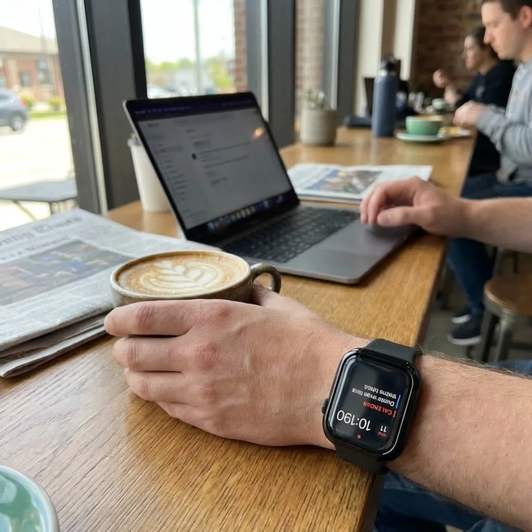 NUVEX Smartwatch Screenprotector 45mm - 4 Stuks - Zwart