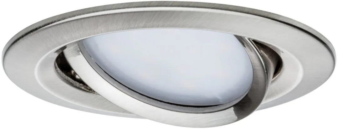 Paulmann Nova Coin LED Inbouwlamp 84mm 50° RGBW+ 6W 500lm - Staal geborsteld