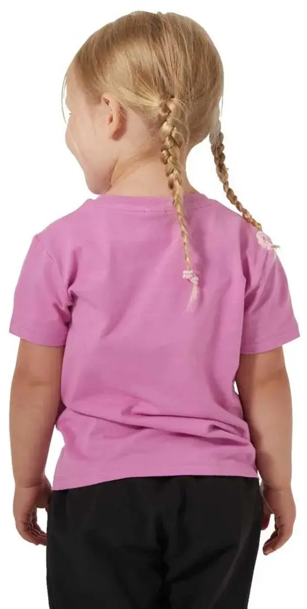 Helly Hansen Graphic Kinder T-shirt - Meta Pink - 6 Jaar - afbeelding 2 van 4