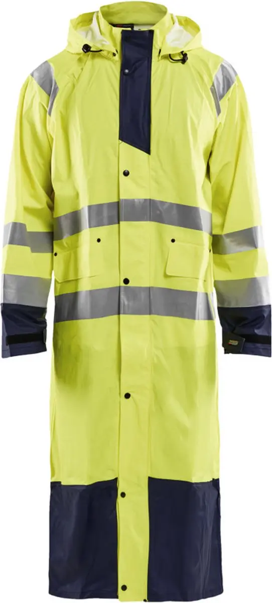 Blaklader Regenjas High Vis LEVEL 1 4325-2000 - High Vis Geel/Marineblauw - XL