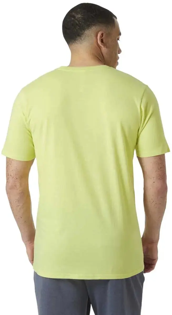Helly Hansen Tech Logo T-shirt - Cyber Lime - 2XL - afbeelding 2 van 4
