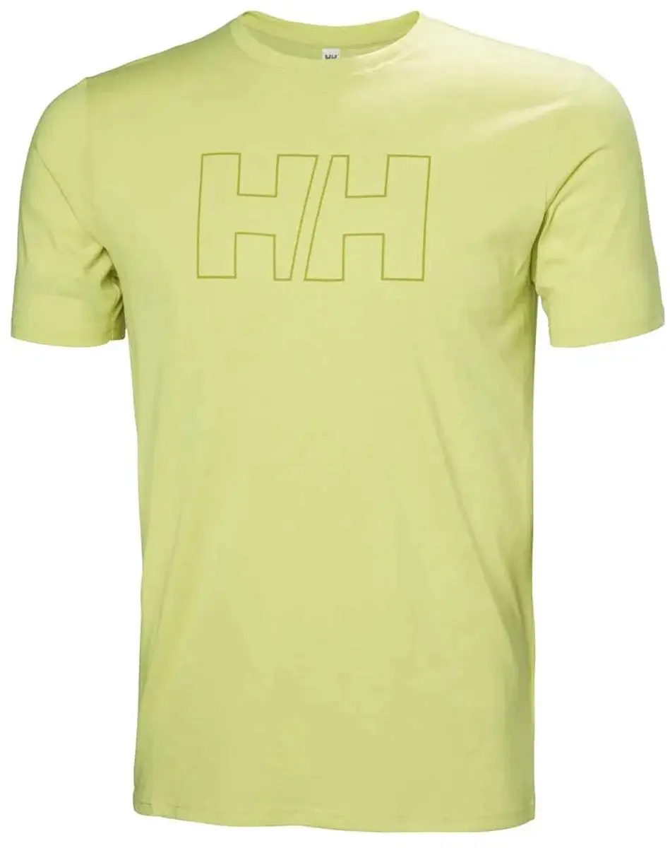 Helly Hansen Tech Logo T-shirt - Cyber Lime - 2XL - afbeelding 4 van 4