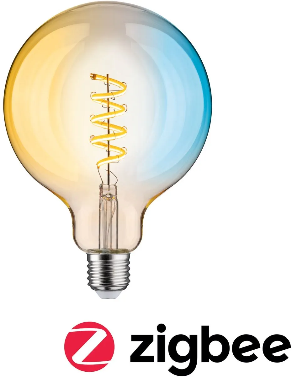 Paulmann Filament LED Globe G125 Zigbee 600lm 7.5W Tunable White - Goud