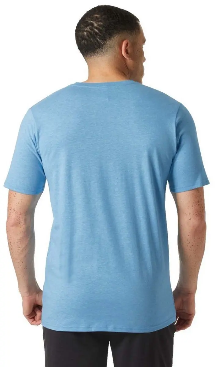 Helly Hansen Tech Logo T-shirt - Cyan - M - afbeelding 2 van 6