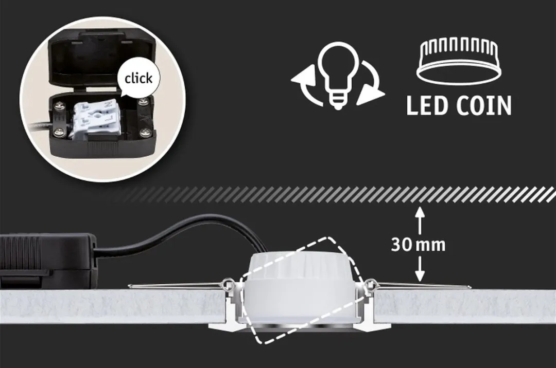 Paulmann LED-module Zigbee 3.0 Tunable White Coin 6W 470lm - 50mm - Satijn