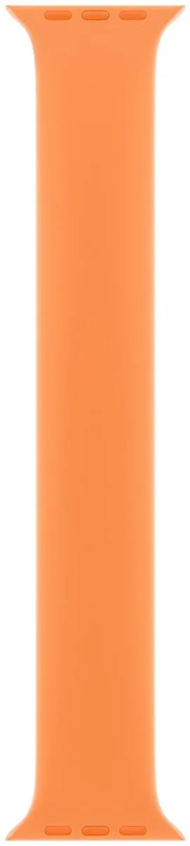 Apple Siliconen Solobandje Apple Watch - 38/40/41/42mm - Maat 9 - Marigold