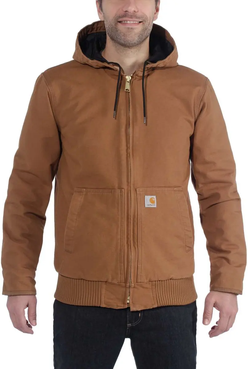 Carhartt Duck Active Jack met Capuchon - afbeelding 2 van 6