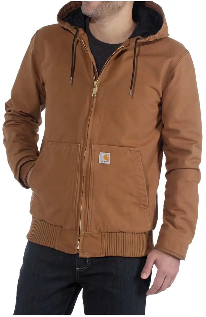 Carhartt Duck Active Jack met Capuchon