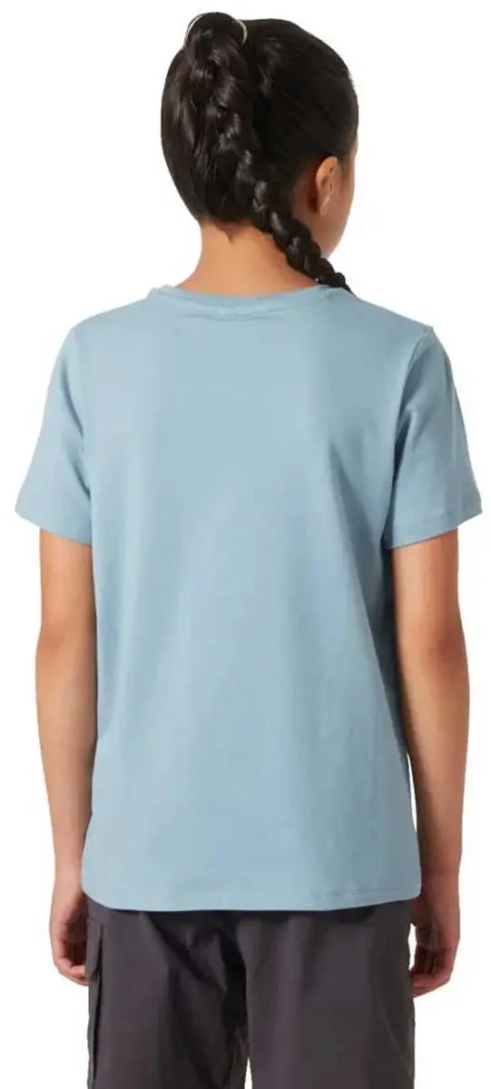 Helly Hansen Graphic Kinder T-shirt - 10 jaar - Windy Blue - afbeelding 2 van 4