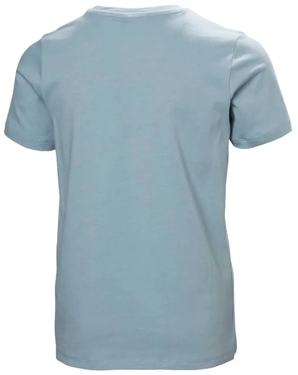 Helly Hansen Graphic Kinder T-shirt - 10 jaar - Windy Blue - afbeelding 4 van 4