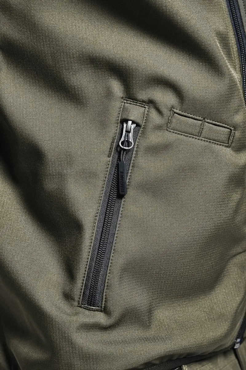 Blåkläder Softshell Bodywarmer 3850 - Groen/Zwart - XL - afbeelding 2 van 4