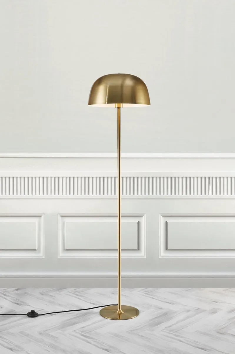 Nordlux Cera Vloerlamp E27 - Messing