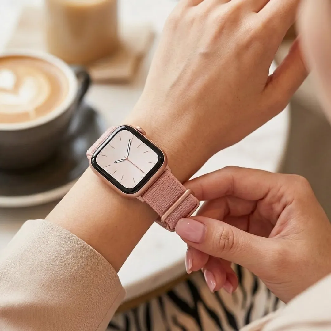 NUVEX Roze Smartwatchband - Apple Watch 38-42mm - One Size