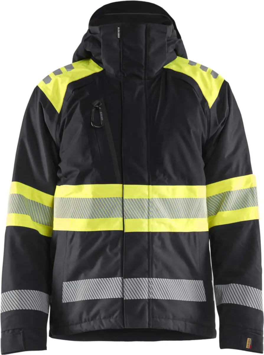 Blaklader 4480-1977 Winterjas High Vis - Zwart/High Vis Geel - XXL