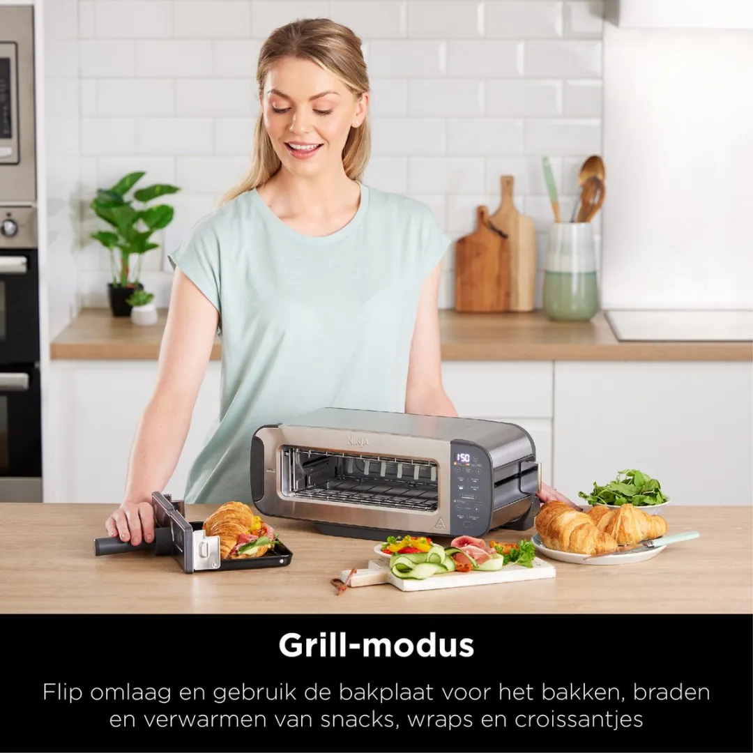 Ninja Foodi 3-in-1 ST202EU Toaster/Gril/Panini - 2400W - 2 Sandwiches - Grijs - afbeelding 6 van 6