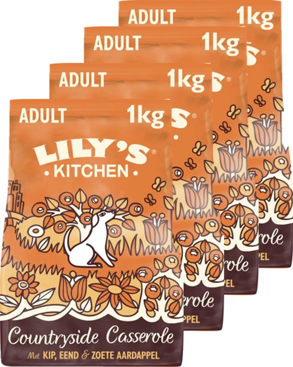 Lily's Kitchen Stoofpotje Countryside Hondenvoer - 4x1kg