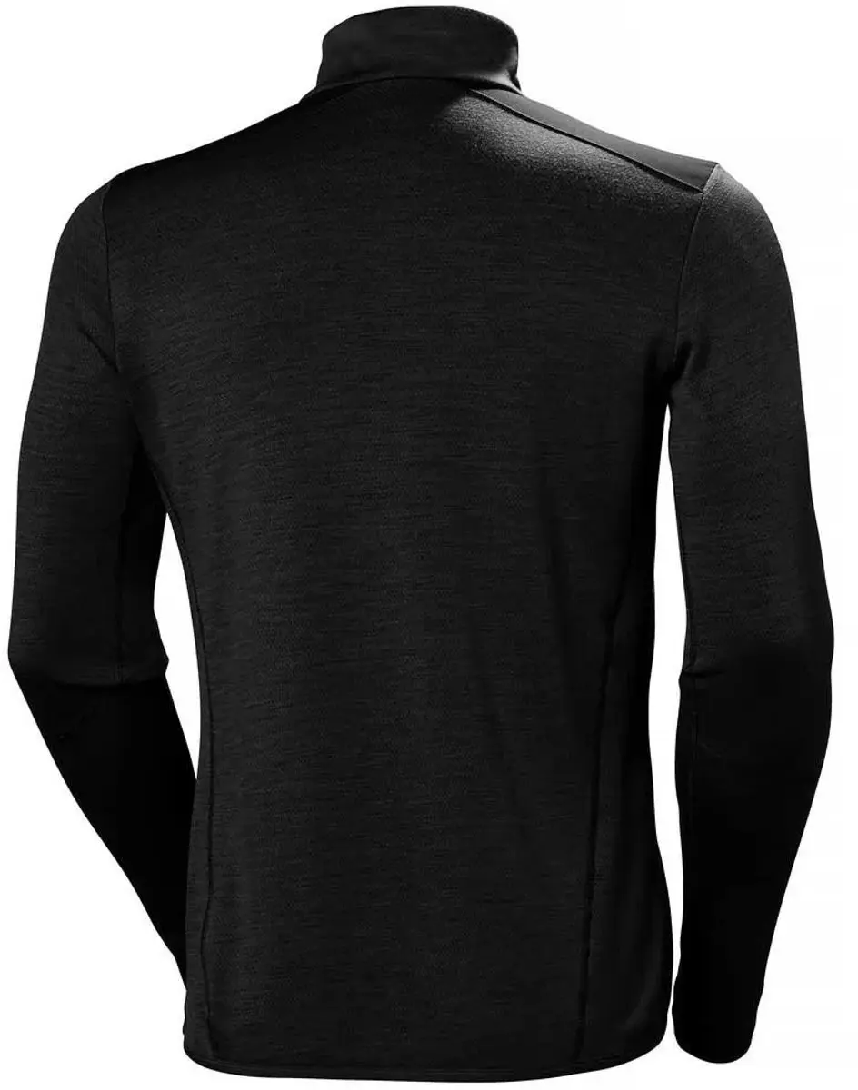Helly Hansen Lifa Merino Halve Rits Onderhemd - Zwart - M - afbeelding 3 van 4
