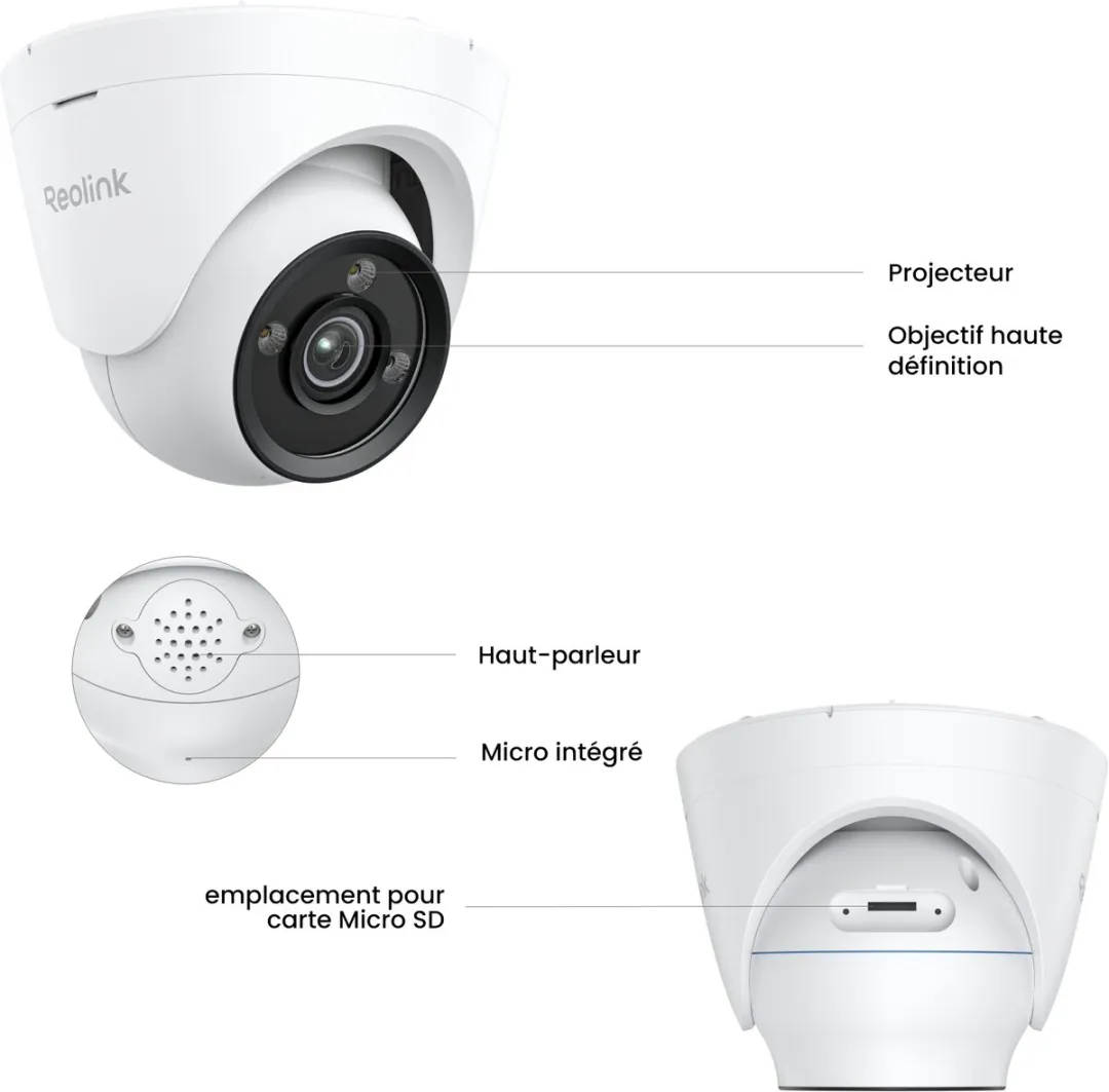 Reolink CX820 ColorX PoE Beveiligingscamera 4K - Wit