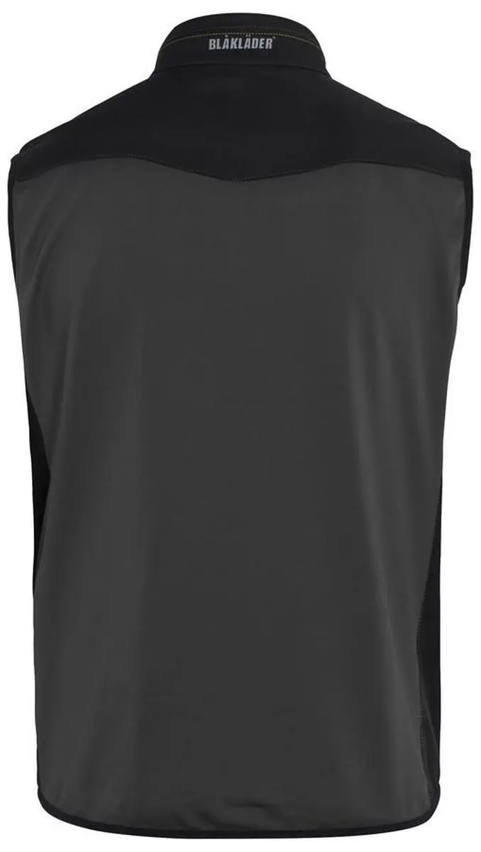 Blåkläder Softshell Bodywarmer 3850 - Zwart/High Vis Geel - M - afbeelding 4 van 4