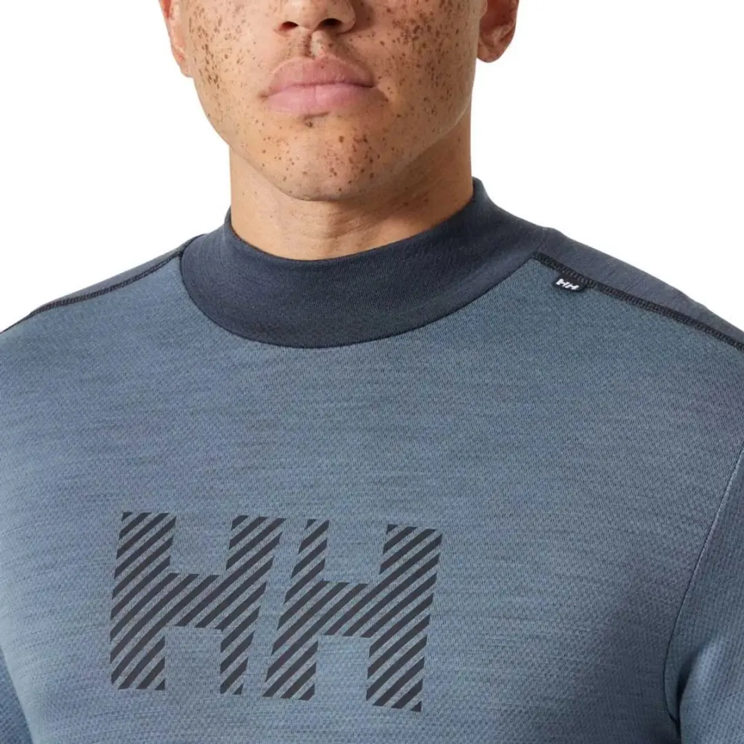 Helly Hansen Lifa Midweight Logo T-shirt - Navy - 2XL - afbeelding 3 van 4