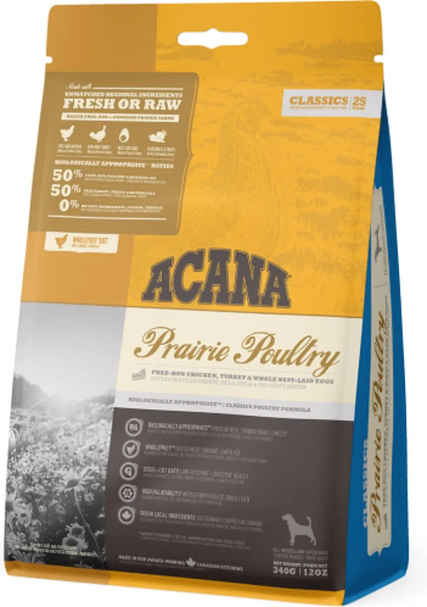 Acana Classics Prairie Poultry Hondenvoer 2kg