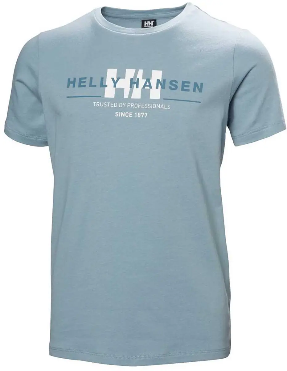 Helly Hansen Graphic Jr T-shirt - Windy Blue - 164 - afbeelding 5 van 6