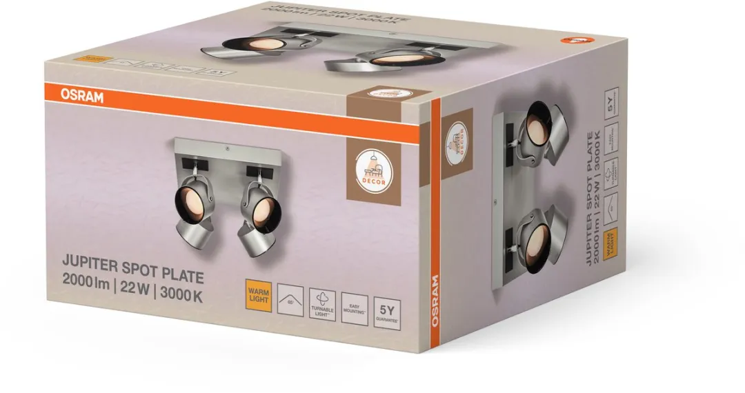 Osram Decor Spot Jupiter 22W 750lm - Zilver