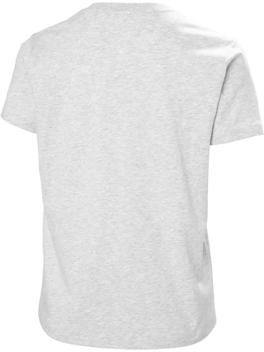 Helly Hansen Tech Logo Dames T-shirt - Grijs Melange - XS - afbeelding 5 van 6