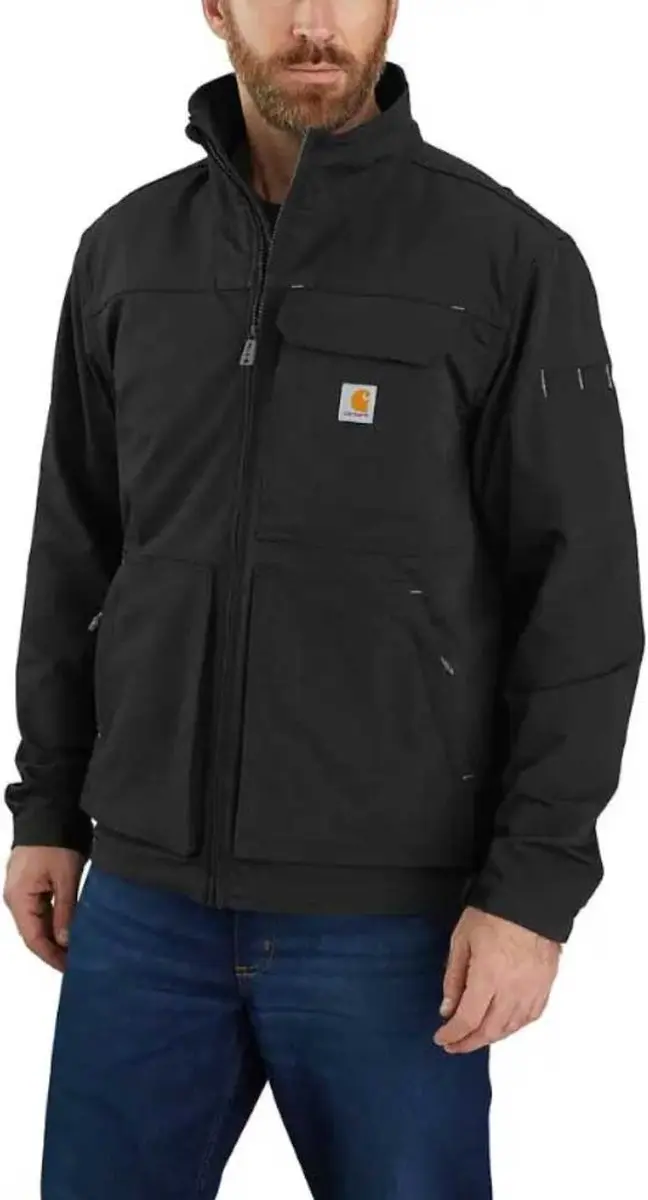 Carhartt Super Dux Lightweight Mock-Neck Zwart Jas Heren