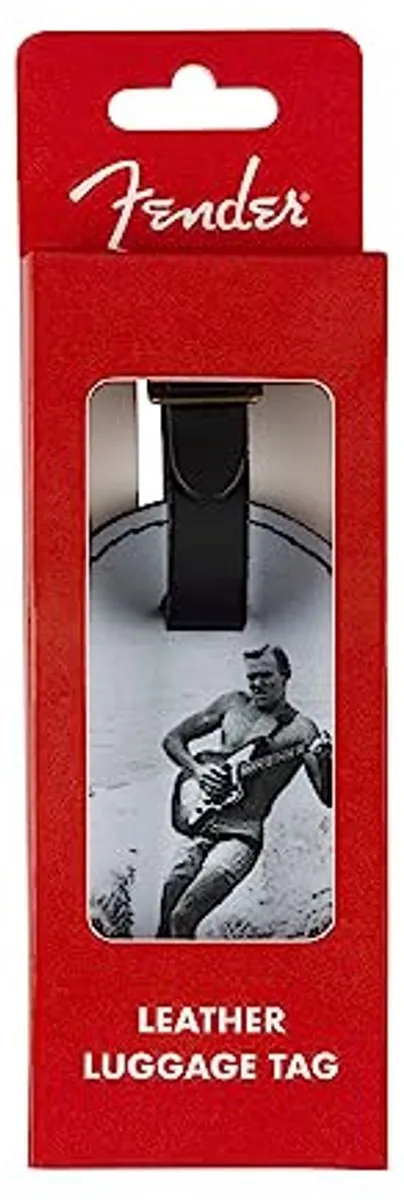 Fender Vintage Advert Luggage Tag