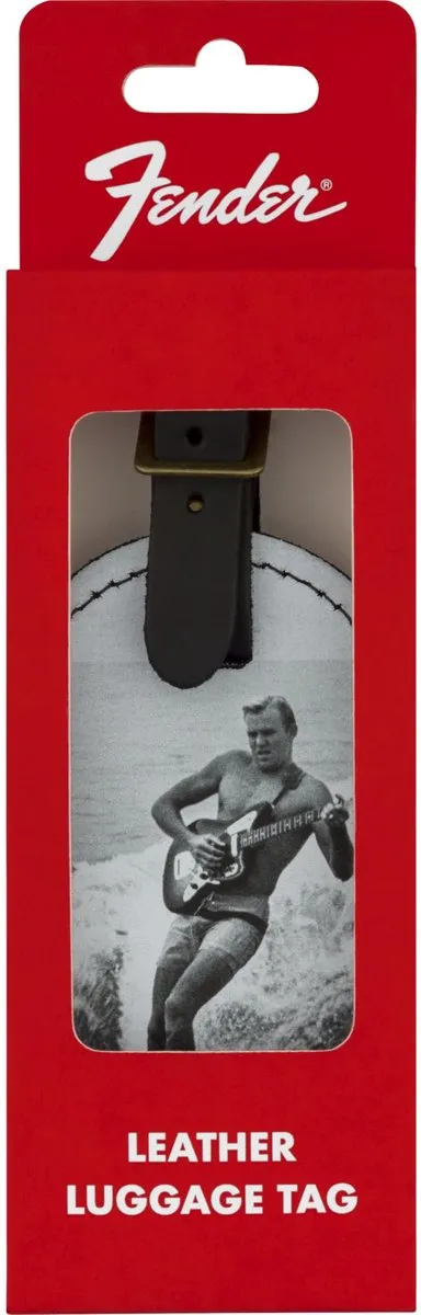 Fender Vintage Advert Luggage Tag
