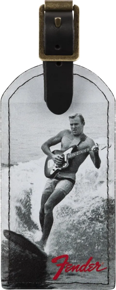 Fender Vintage Advert Luggage Tag